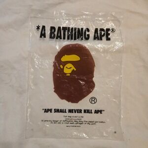 Bape A Bathing Ape Dust Bag Clear Logo 18"x13" Streetwear Hypebeast Nigo Storage